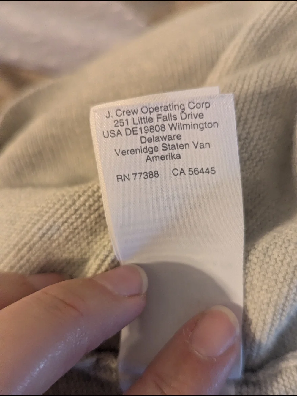 J. Crew Light Beige Crewneck Sweater